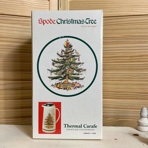 Spode Christmas Tree Thermal Carafe The Royal China & Porcelain Companies In Box